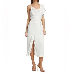 CINQ À SEPT
Lavonne Cowlneck Midi Dress